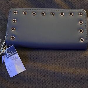Rue21 Black Wallet with Gold Accents